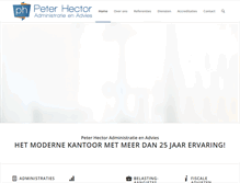 Tablet Screenshot of peterhector.nl